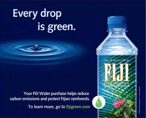 water bottle greenwashing