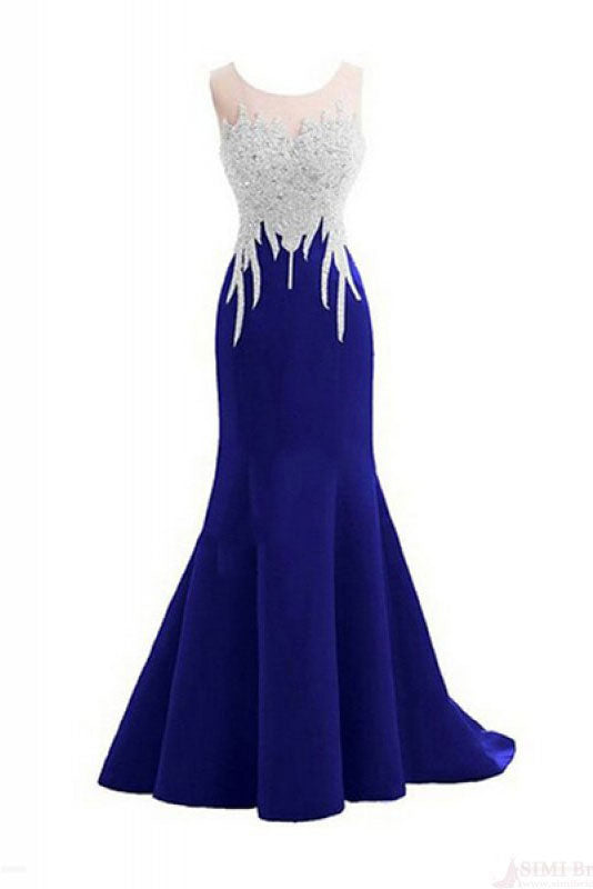 cobalt blue party dress