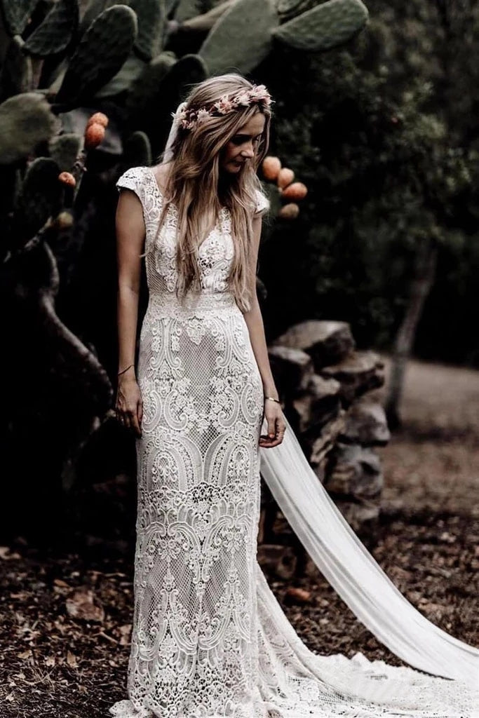 vintage country style wedding dresses