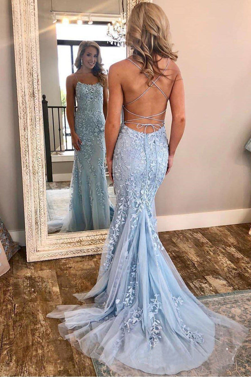 mermaid grad dress