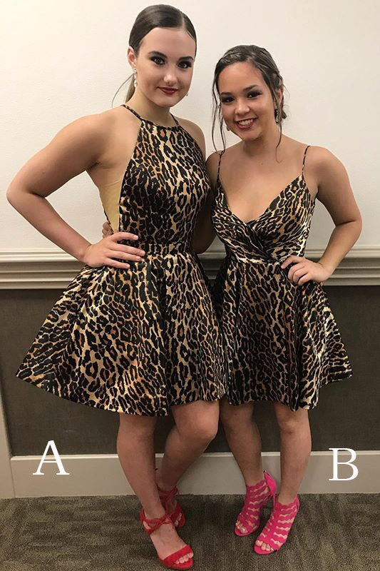 animal print prom dress