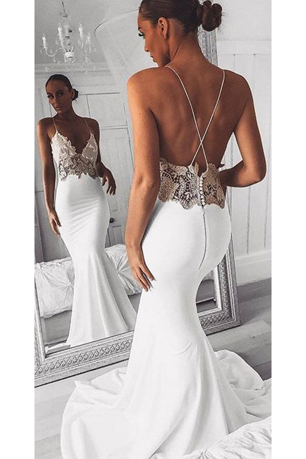 mermaid beach wedding dress