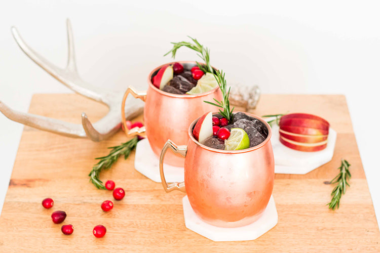 Apple Cranberry Moscow Mule | Abby Copleston, Harney & Sons Teafluencer