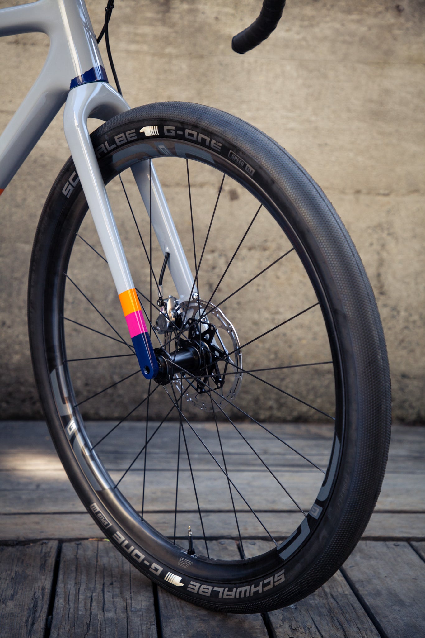 a california sunset open up fork wheel