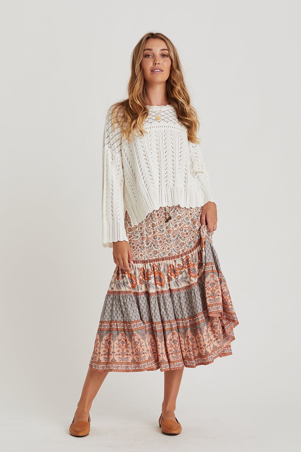 Gardenia Jumper in Vanilla - Pre-loved