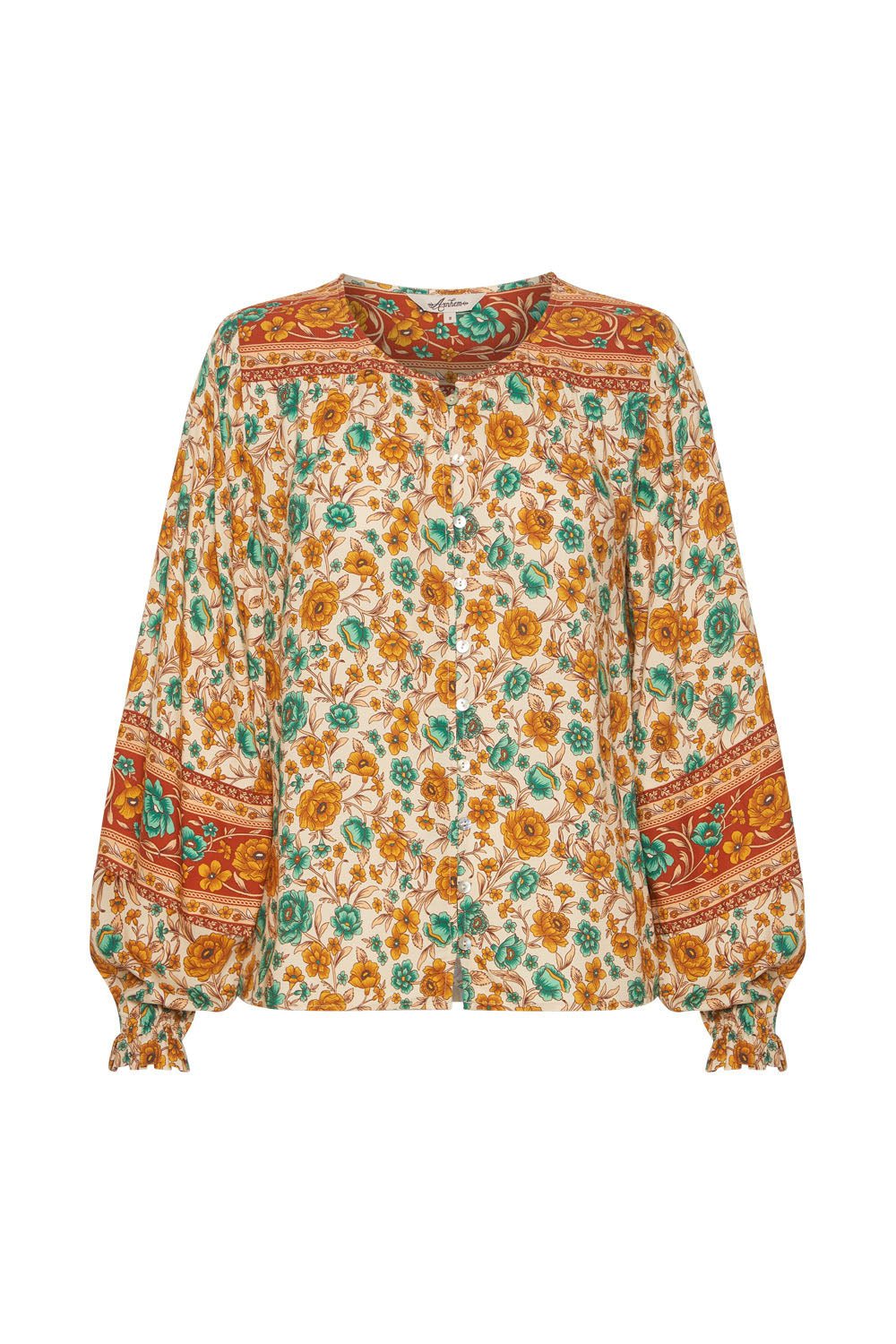 Phoebe Blouse in Rustic Honey - Pre-loved