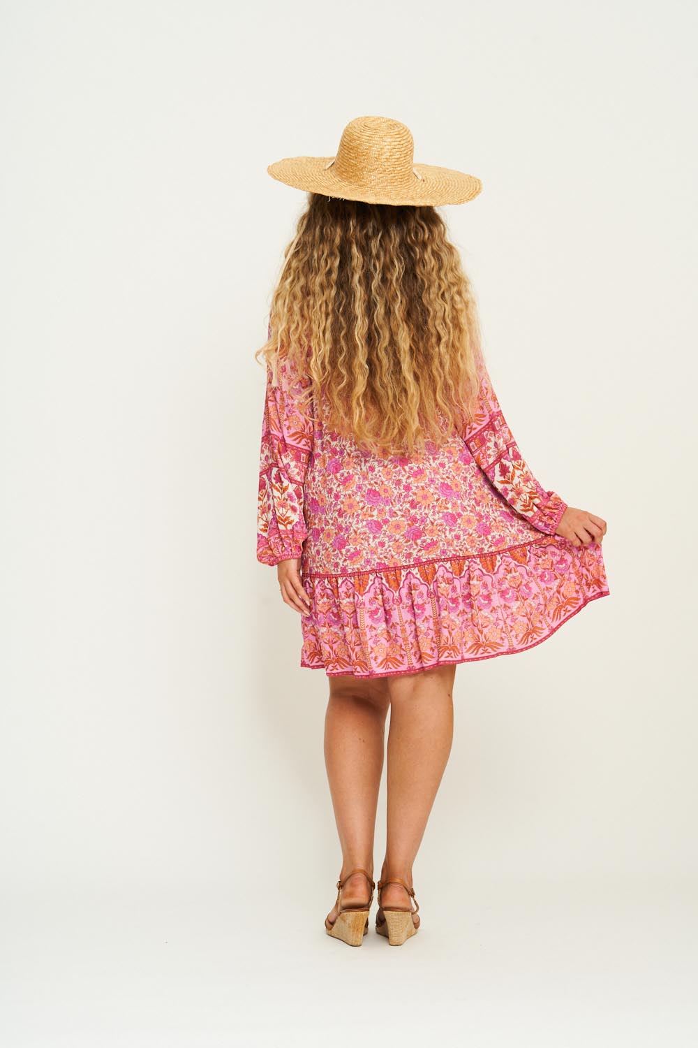 Stella Tunic Dress in Rosehip