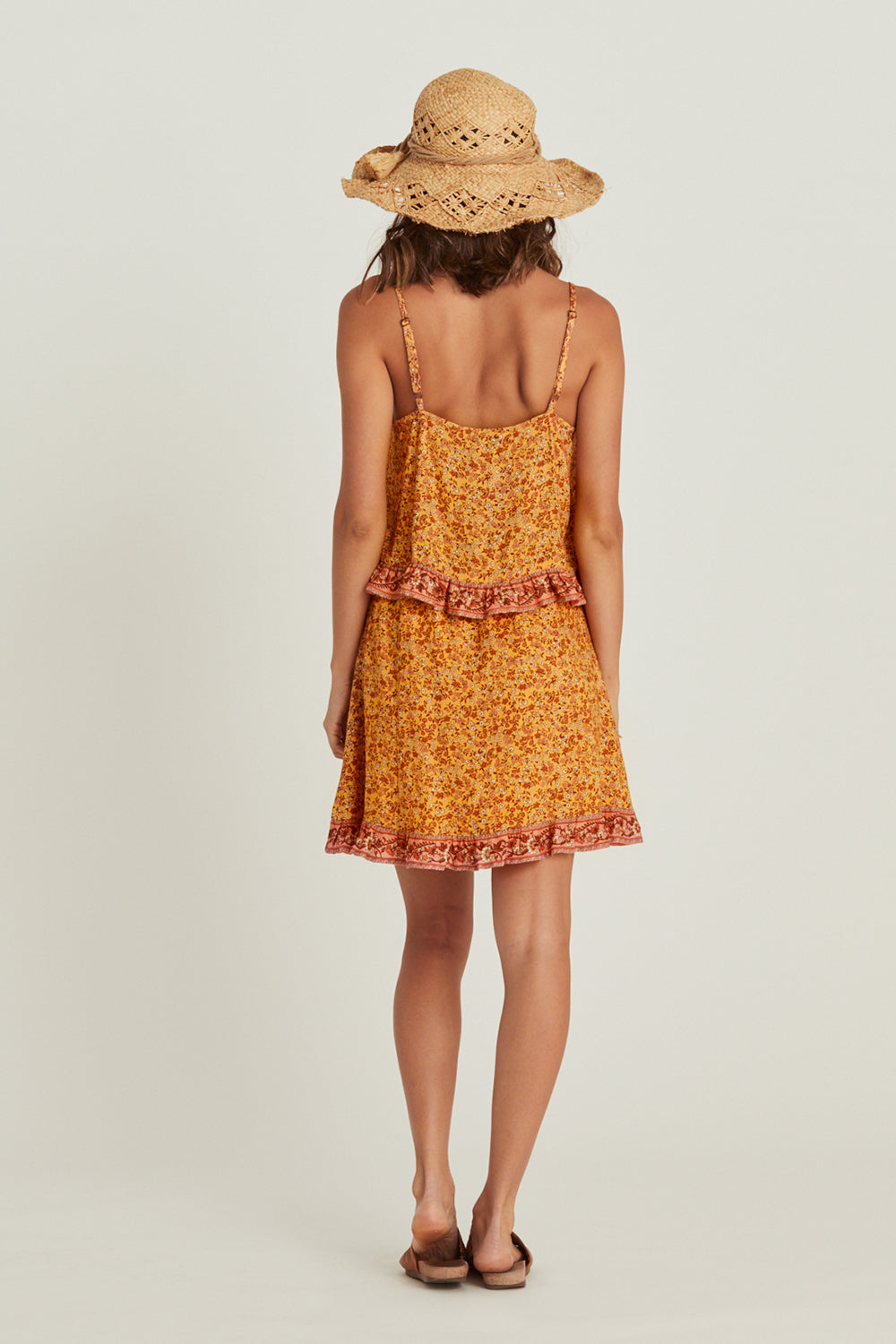 Island Mini Skirt in Mimosa - Pre-Loved