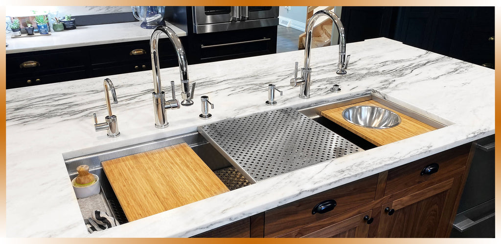 Home Basics Deluxe Kitchen Sink Organizer Sponge Holder, Grey, KITCHEN  ORGANIZATION