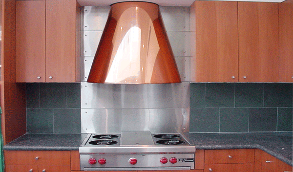 modern range hood kitchen