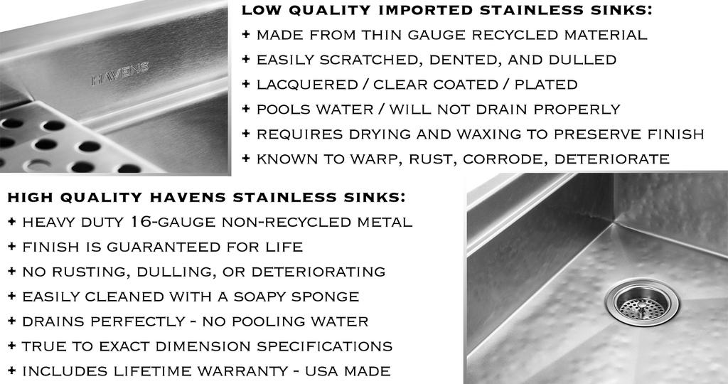 stainless steel sinks care and maintenance