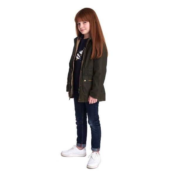 girl barbour jacket