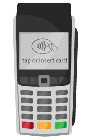 Wireless chip and pin card terminal