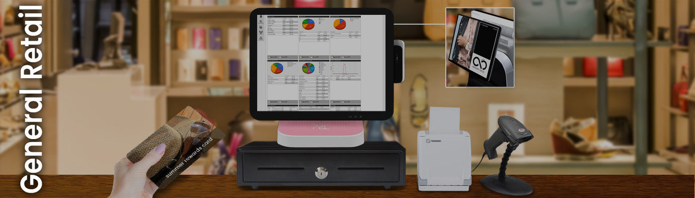 Retail EPOS, customer loyalty, barcode scanner, customer second screen display, msr/dallas reader