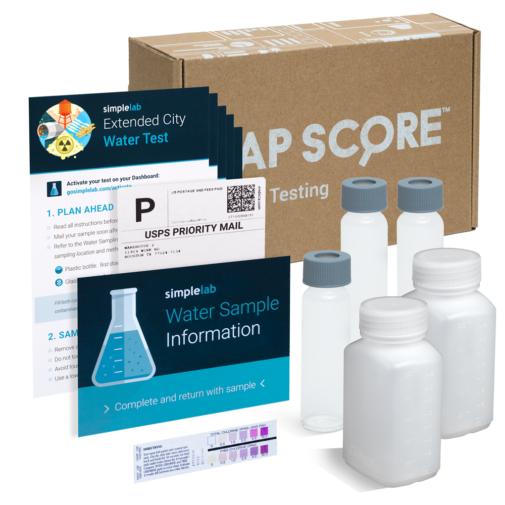 Extended City Water Test Simplelab Tap Score 4319