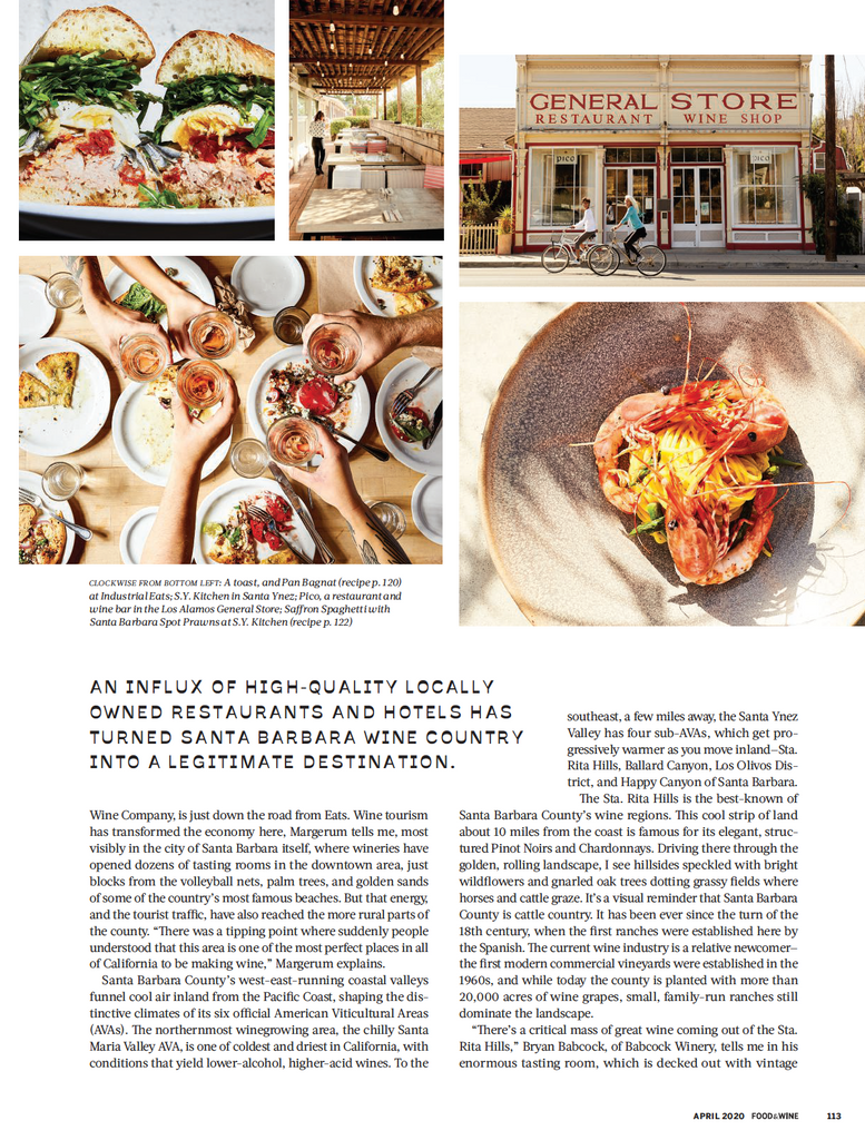 Food & Wine April 2020 - Bobs Well Bread Bakery page 4