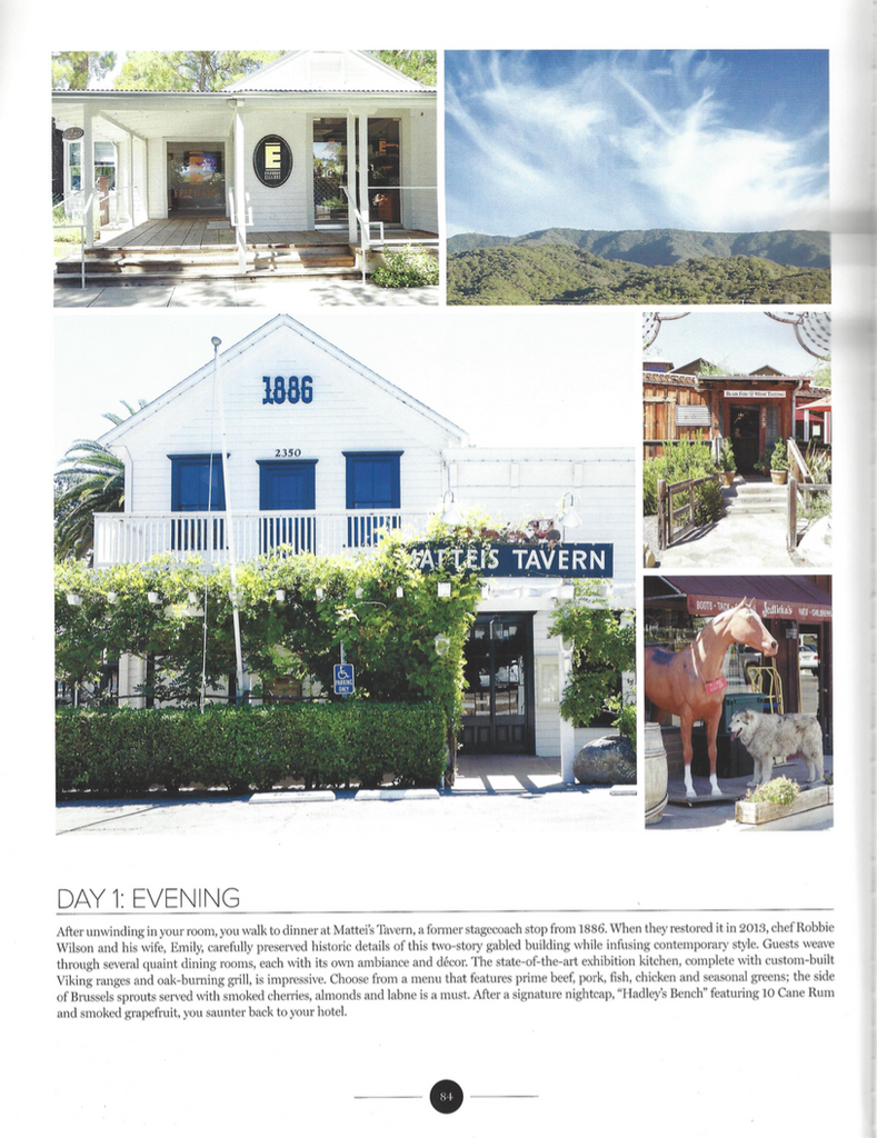 West Hollywood Magazine The Getaway Santa Barbara's Santa Ynez Valley 
