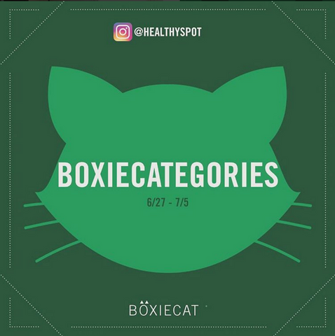 BoxieCategories social media challenge from Healthy Spot