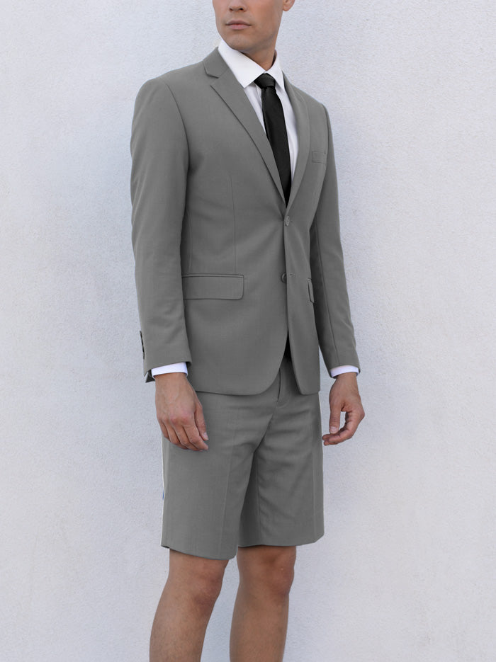 Light Grey Short Suit