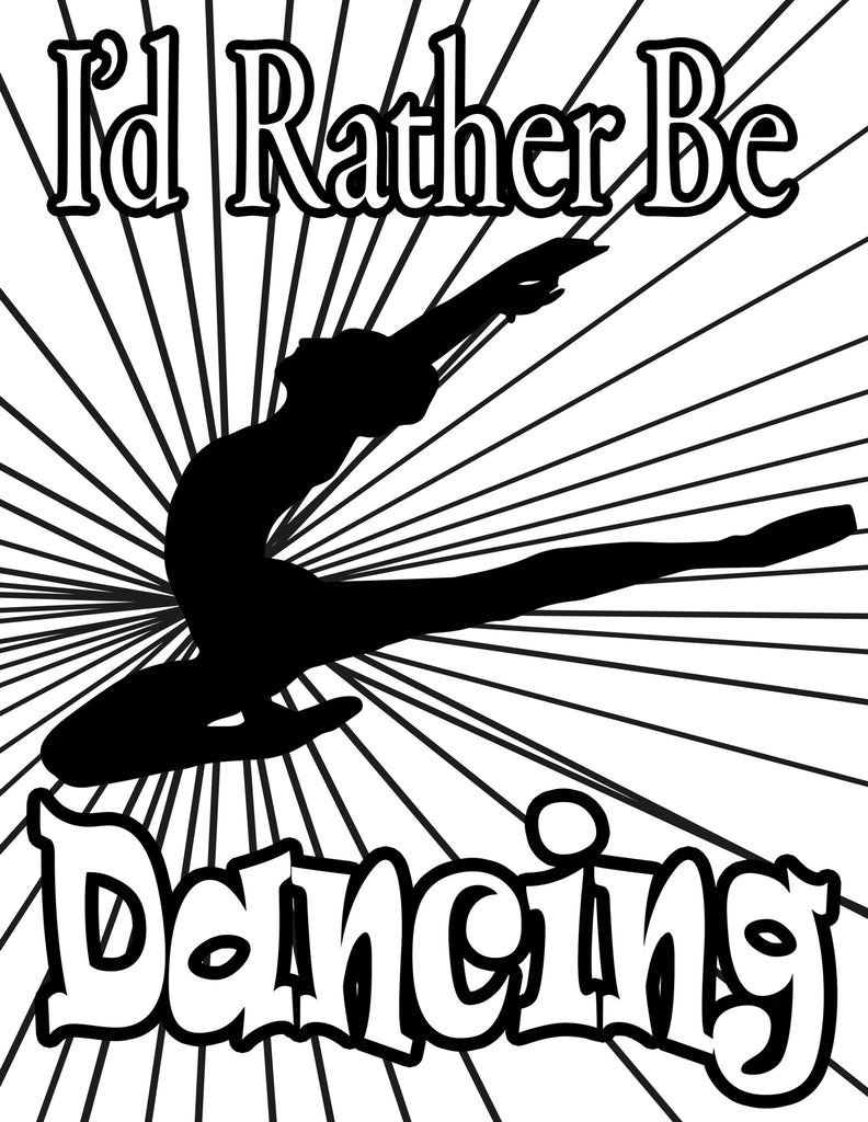 Dance Coloring Pages – Purposely Designed