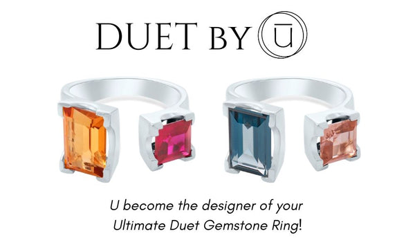 Duet By U Gemstone Rings