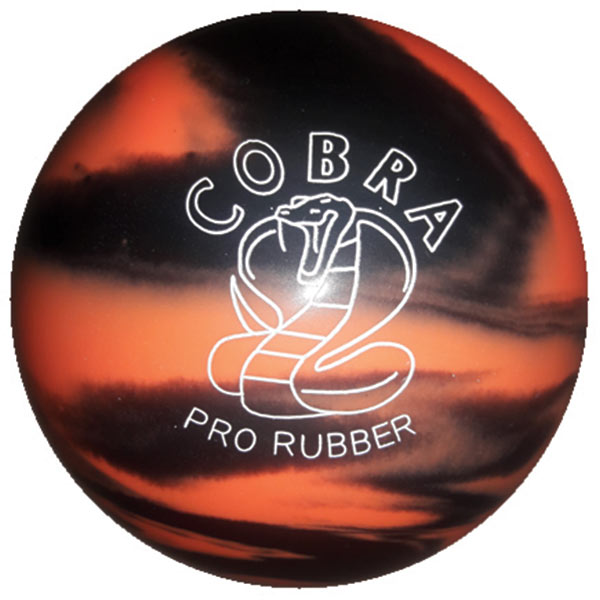 Bowlerstore Products Duckpin Cobra Pro Rubber Bowling Ball 5 Blue/Black 3lbs 12oz