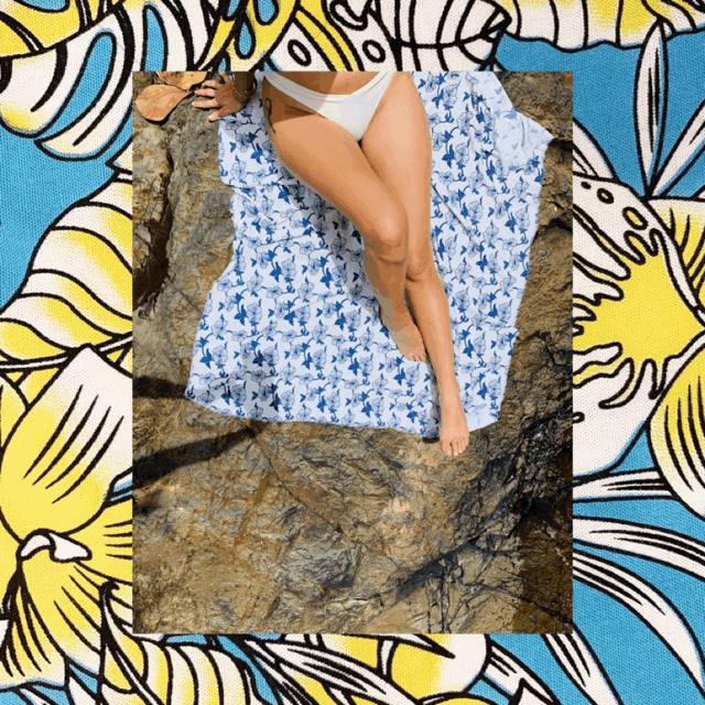 GIF of ways to style Fontana Scarf Skirt