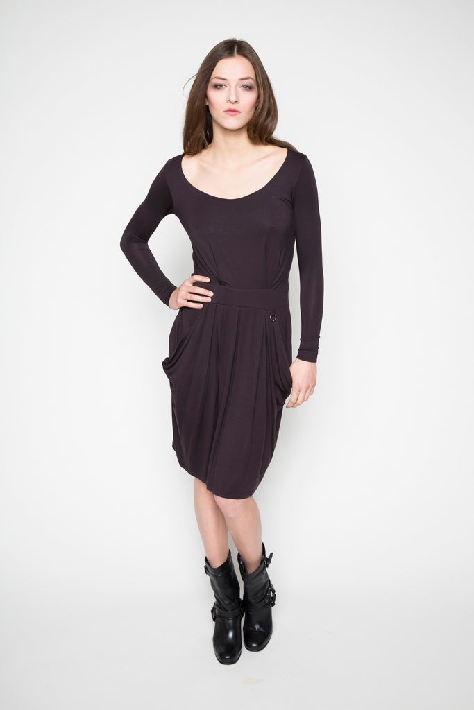 NORDENFELDT Dress Grace berry plum