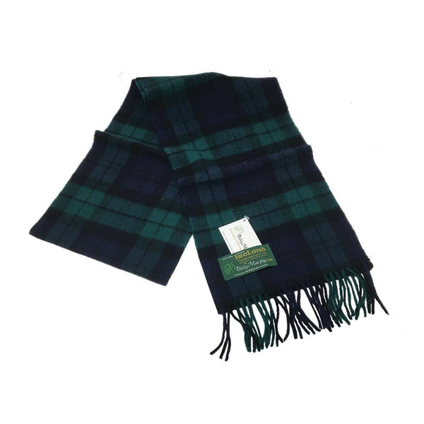 Brushed Lambswool Long Tartan Scarf Premium Quality Available in selection of Tartans