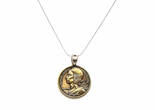 old coin necklace