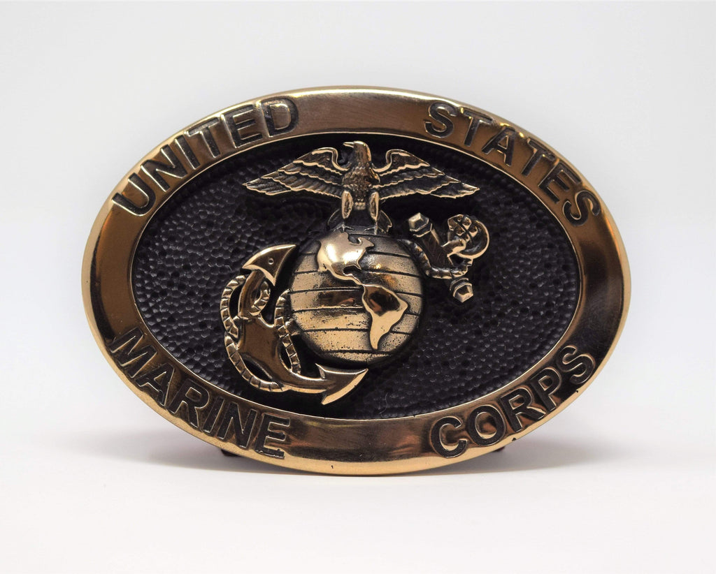 marines belt buckle