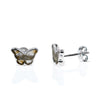 Labradorite Butterfly Silver Earrings 925