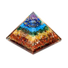 7 Chakras Orgonite Pyramid