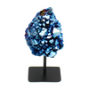 Blue Amethyst on Stand