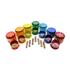 Chakra Silk Case Singing Bowl Set