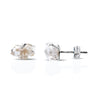 Herkimar Diamond Silver Earrings