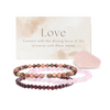 Love - Intention Bracelet Set- 4mm