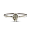 pyrite silver ring - earths elements