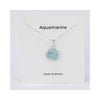 Raw Aquamarine Crystal Necklace