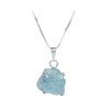 Raw Aquamarine Crystal Necklace