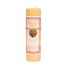 Strength Candle with Tiger Eye Heart Shaped Pendant