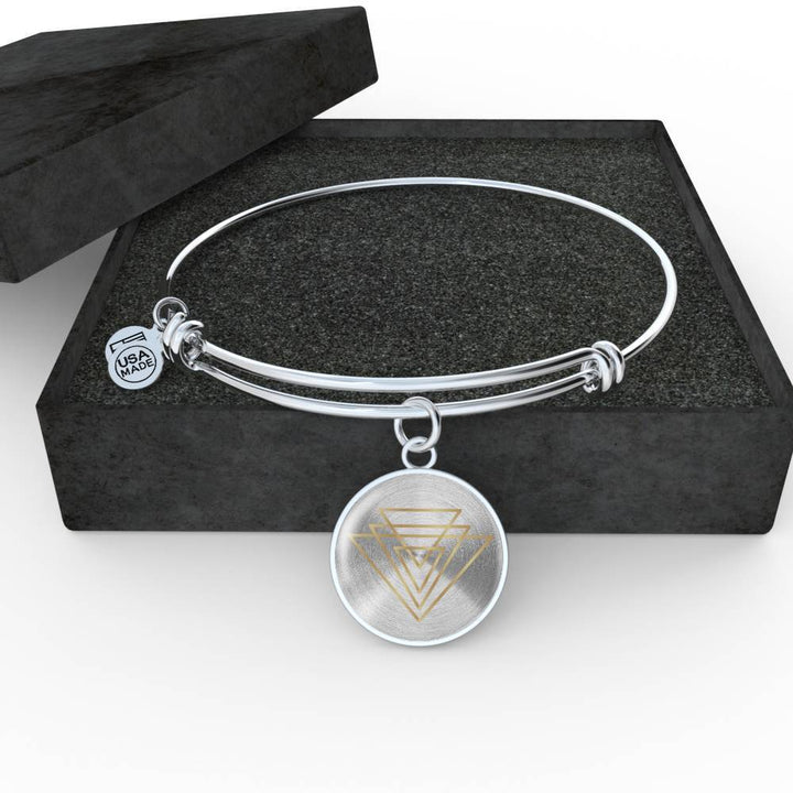 Magic of Psalm Symbol Bangle Bracelet