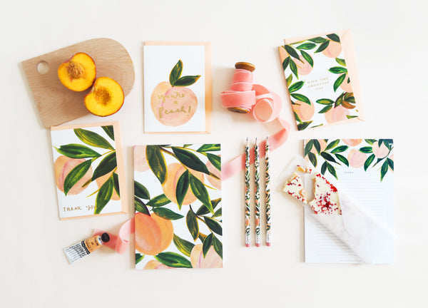 A Peachy Keen Flatlay - Annie Dornan Smith 