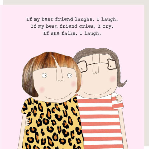 Rosie Made A Thing Card - Bestie Falls