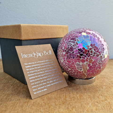 Friendship Ball Blush Pink Mosaic