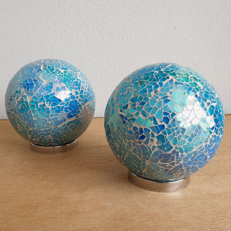 Grandparent Friendship Ball Light Blue Sparkle