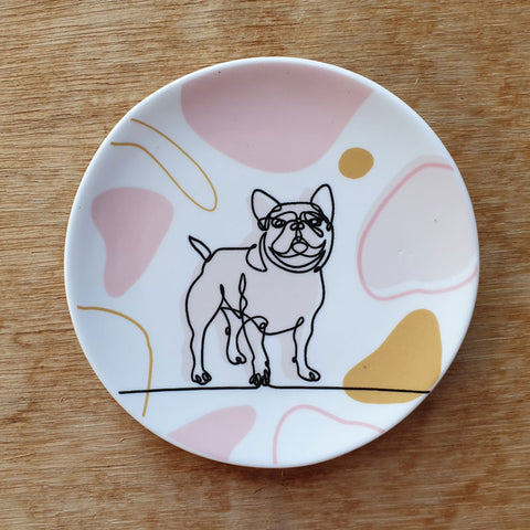 Linear Design Dog Trinket Dish - mmturffarm