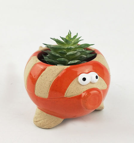 Little Fish Planter - Orange