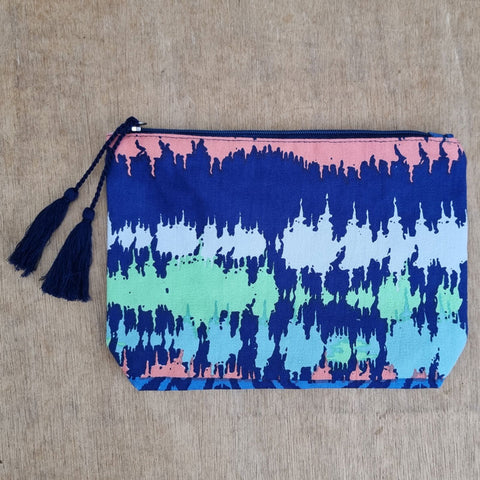 Multi Blue Pouch/Bag