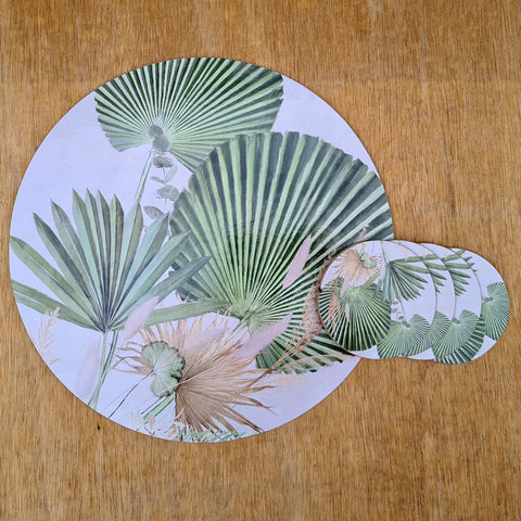Palm Bouquet Placemats Set of 4